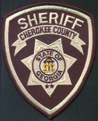 Cherokee County Sheriff
Thanks to EmblemAndPatchSales.com for this scan.
Keywords: georgia