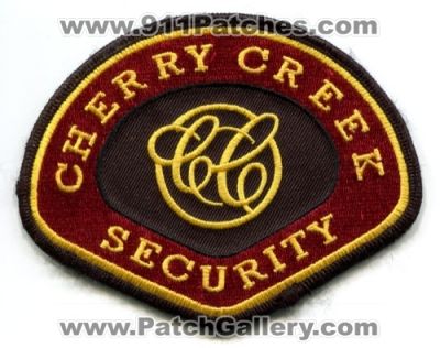 Cherry Creek Mall Shopping Center Security Patch (Colorado)
Scan By: PatchGallery.com
