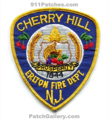 Cherry Hill Erlton Fire Department Patch (New Jersey)
Scan By: PatchGallery.com
Keywords: dept. prosperity 1844