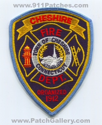 Cheshire Fire Department Patch (Connecticut)
Scan By: PatchGallery.com
Keywords: town of dept. settled 1694 organized 1912