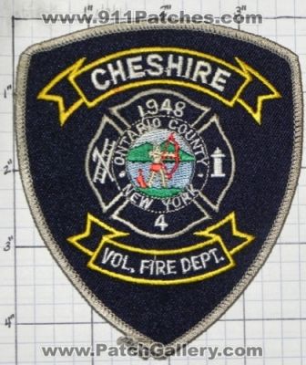 Cheshire Volunteer Fire Department (New York)
Thanks to swmpside for this picture.
Keywords: vol. dept. 4 ontario county