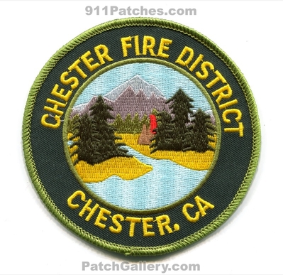 Chester Fire District Patch (California)
Scan By: PatchGallery.com
Keywords: dist. department dept.