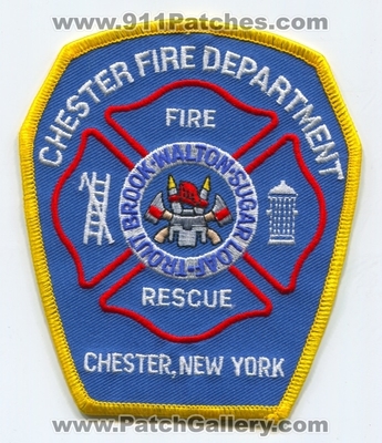 Chester Fire Rescue Department Patch (New York)
Scan By: PatchGallery.com
Keywords: dept. trout brook walton sugar loaf