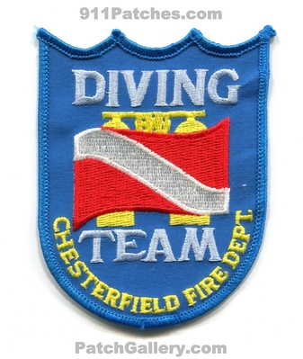 Chesterfield Fire Department Diving Team Patch (Virginia)
Scan By: PatchGallery.com
Keywords: dept. scuba diver rescue water