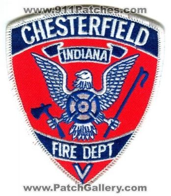 Chesterfield Fire Department (Indiana)
Scan By: PatchGallery.com
Keywords: dept.