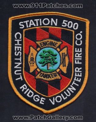 Chestnut Ridge Volunteer Fire Company Station 500 (Maryland)
Thanks to Paul Howard for this scan.
Keywords: co. engine tanker