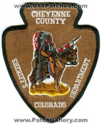 Cheyenne County Sheriff's Department (Colorado)
Scan By: PatchGallery.com
Keywords: sheriffs