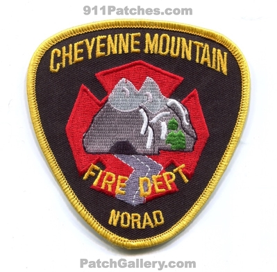 Cheyenne Mountain NORAD Fire Department USAF Military Patch (Colorado)
[b]Scan From: Our Collection[/b]
Keywords: north american aerospace defense command air force dept.