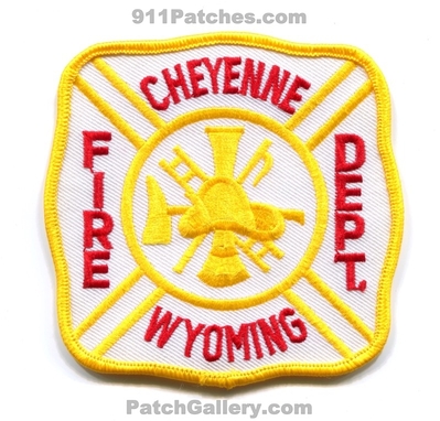 Cheyenne Fire Department Patch (Wyoming)
Scan By: PatchGallery.com
Keywords: dept.