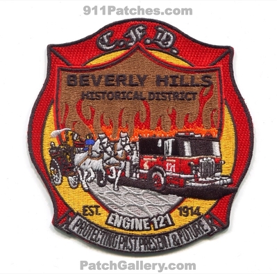 Chicago Fire Department Engine 121 Patch (Illinois)
Scan By: PatchGallery.com
Keywords: dept. cfd c.f.d. company co. station beverly hills historical district protecting past present and future est. 1914
