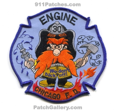 Chicago Fire Department Engine 30 Patch (Illinois)
Scan By: PatchGallery.com
Keywords: dept. cfd c.f.d. company co. station we dont back off yosemite sam
