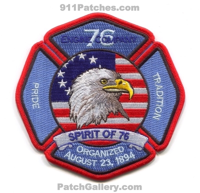 Chicago Fire Department Engine Company 76 Patch (Illinois)
Scan By: PatchGallery.com
Keywords: dept. cfd co. station pride tradition spirit of organized august 23, 1894