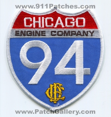 Chicago Fire Department Engine 94 Patch (Illinois)
Scan By: PatchGallery.com
Keywords: dept. cfd company co. station