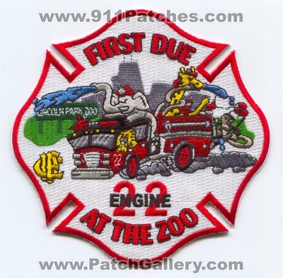 Chicago Fire Department Engine 22 Patch (Illinois)
Scan By: PatchGallery.com
Keywords: Dept. CFD C.F.D. Company Co. Station First Due at the Zoo - Lincoln Park Zoo