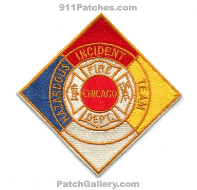 Chicago Fire Department Hazardous Incident Team Patch (Illinois)
Scan By: PatchGallery.com
Keywords: dept. hazmat haz-mat materials hit
