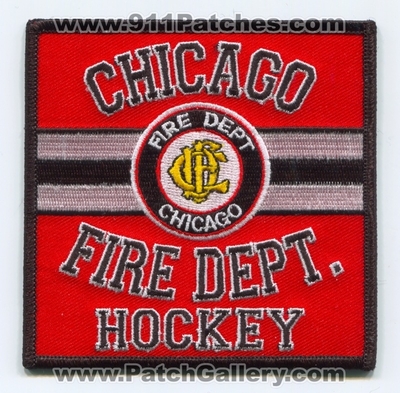 Chicago Fire Department Hockey Team Patch (Illinois)
Scan By: PatchGallery.com
Keywords: Dept. CFD C.F.D.