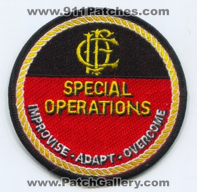 Chicago Fire Dept Special Operations  Fire Patch 