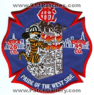 Chicago Fire Department Engine Company 95 Truck 26 (Illinois)
Scan By: PatchGallery.com
Keywords: dept. cfd co. station pride of the westside