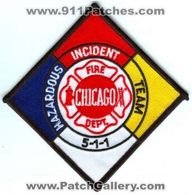 Chicago Fire Department Hazardous Incident Team (Illinois)
Scan By: PatchGallery.com
Keywords: dept. cfd hazmat haz-mat hit 5-1-1 511