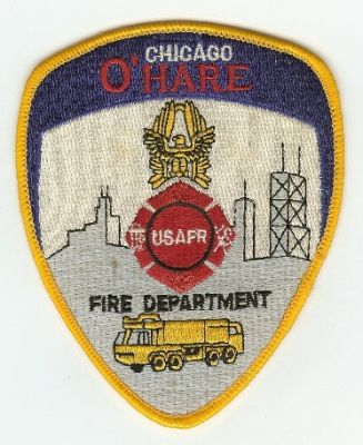 Chicago O'Hare International Airport Fire Department
Thanks to PaulsFirePatches.com for this scan.
Keywords: illinois usafr air force reserve ohare
