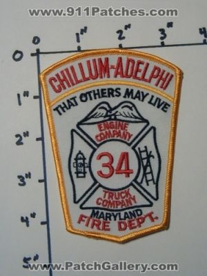 Chillum-Adelphi Fire Department Engine Truck Company 34 (Maryland)
Thanks to Mark Stampfl for this picture.
Keywords: dept.