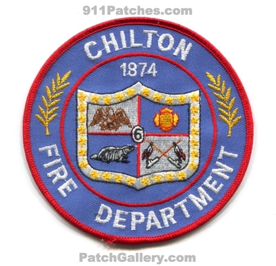 Chilton Fire Department 6 Patch (Wisconsin)
Scan By: PatchGallery.com
Keywords: dept. 1874