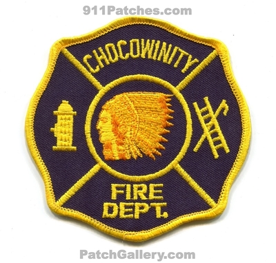 Chocowinity Fire Department Patch (North Carolina)
Scan By: PatchGallery.com
Keywords: dept.