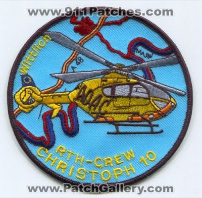 Christoph 10 ADAC Wittich (Germany)
Scan By: PatchGallery.com
Keywords: ems air medical helicopter ambulance rth-crew