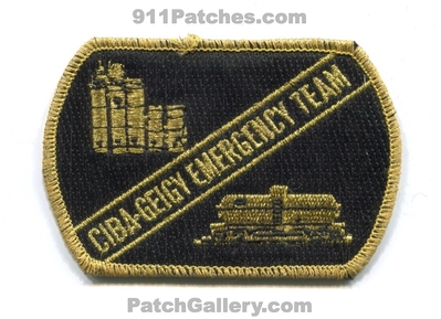 Ciba Geigy Emergency Response Team Patch (Alabama)
Scan By: PatchGallery.com
Keywords: industrial plant ert fire ems hazardous materials hazmat haz-mat