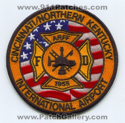 Cincinnati Northern Kentucky International Airport Fire Department ARFF Patch (Kentucky)
Scan By: PatchGallery.com
Keywords: intl. dept. aircraft rescue firefighter firefighting cfr crash a.r.f.f. c.f.r. fd