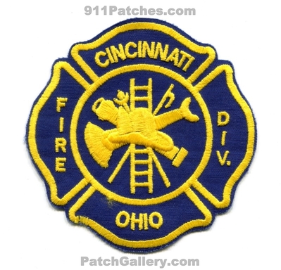 Cincinnati Fire Division Patch (Ohio)
Scan By: PatchGallery.com
Keywords: div. department dept.