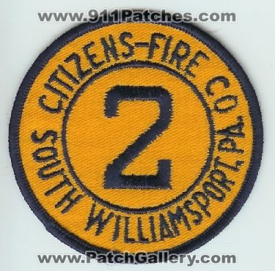 Citizens Fire Company 2 South Williamsport (Pennsylvania)
Thanks to Mark C Barilovich for this scan.
Keywords: co. pa.
