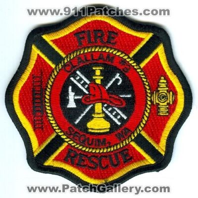 Clallam County Fire District 3 Sequim (Washington)
Scan By: PatchGallery.com
Keywords: co. dist. number no. #3 department dept. rescue