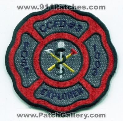 Clallam County Fire District 3 Explorer Post 1003 (Washington)
Scan By: PatchGallery.com
Keywords: co. dist. number no. #3 department dept. ccfd