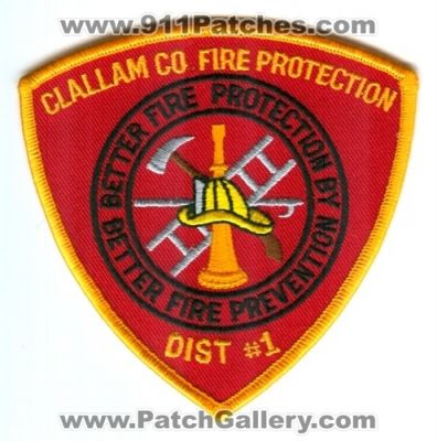 Clallam County Fire District 1 (Washington)
Scan By: PatchGallery.com
Keywords: co. dist. number no. #1 protection fpd department dept. better by prevention