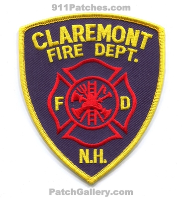 Claremont Fire Department Patch (New Hampshire)
Scan By: PatchGallery.com
Keywords: dept.