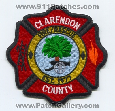 Clarendon County Fire Rescue Department Patch (South Carolina)
Scan By: PatchGallery.com
Keywords: co. dept. est. 1977