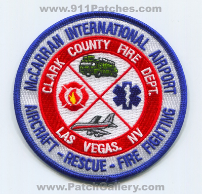 Clark County Fire Department McCarran International Airport ARFF Patch (Nevada)
Scan By: PatchGallery.com
Keywords: Co. Dept. Las Vegas Aircraft Rescue Firefighter Firefighting A.R.F.F. Crash CFR C.F.R.