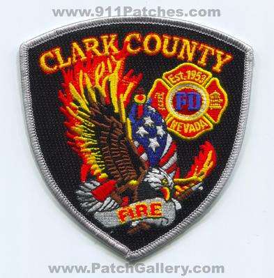 Clark County Fire Department Las Vegas Patch (Nevada)
Scan By: PatchGallery.com
Keywords: co. dept. fd est. 1953
