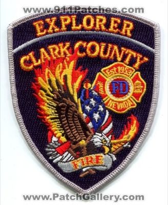 Clark County Fire Department Explorer Patch (Nevada)
Scan By: PatchGallery.com
Keywords: co. dept. fd las vegas
