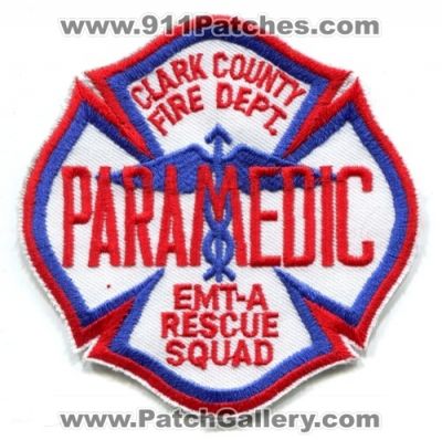 Clark County Fire Department Paramedic EMT-A Rescue Squad (Nevada)
Scan By: PatchGallery.com
Keywords: dept. ems las vegas