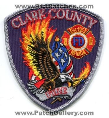 Clark County Fire Department Patch (Nevada)
[b]Scan From: Our Collection[/b]
Keywords: dept. fd las vegas