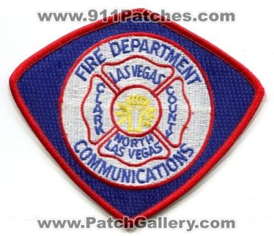 Clark County Las Vegas North Las Vegas Fire Department Communications Patch (Nevada)
Scan By: PatchGallery.com
Keywords: dept. 911 dispatcher
