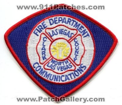 Clark County Las Vegas North Las Vegas Fire Department Communications Patch (Nevada)
Scan By: PatchGallery.com
Keywords: dept. 911 dispatcher