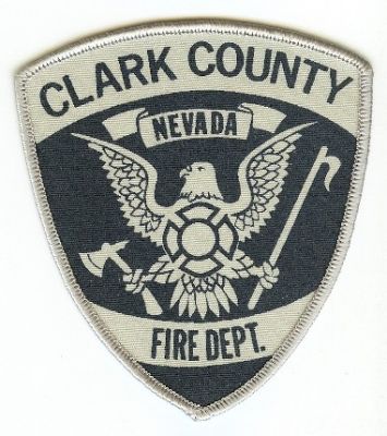 Clark County Fire Department Patch (Nevada)
Thanks to PaulsFirePatches.com for this scan.
Keywords: dept. las vegas