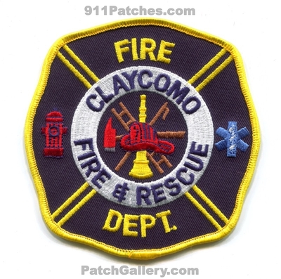 Claycomo Fire Rescue Department Patch (Missouri)
Scan By: PatchGallery.com
Keywords: and & dept.