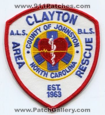 Clayton Area Rescue ALS BLS (North Carolina)
Scan By: PatchGallery.com
Keywords: ems a.l.s. b.l.s. county of johnston