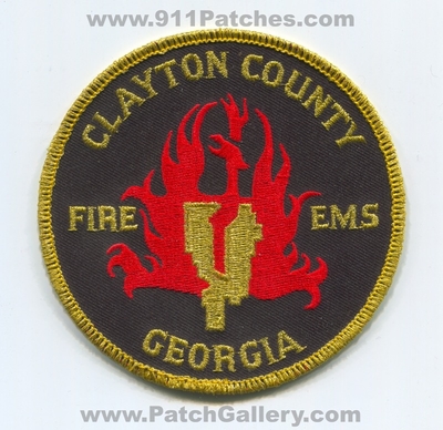 Clayton County Fire EMS Department Patch (Georgia)
Scan By: PatchGallery.com
Keywords: co. dept.