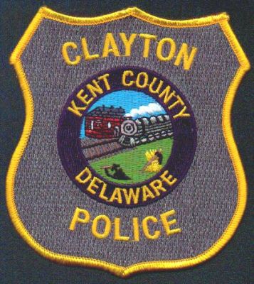 Clayton Police
Thanks to EmblemAndPatchSales.com for this scan.
Keywords: delaware kent county