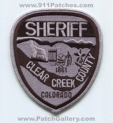 Clear Creek County Sheriffs Office Patch (Colorado)
Scan By: PatchGallery.com
Keywords: co. department dept.